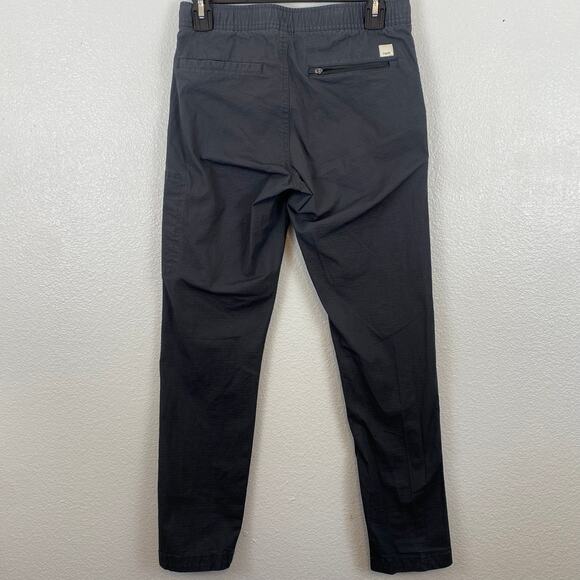 Vuori Ripstop Organic Cotton Gray Cropped Straight Outdoor Pants - Picture 4 of 10